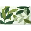 Alfombrilla de Pie Absorbente para Puerta de Baño, Alfombrilla de Suelo Doméstica para Entrada de Baño, Flores Pequeñas Frescas, Imitación de Cachemira, Cómoda
