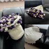 Manta com Estampa de Buquê de Rosas Pronta, Manta Tricotada à Mão, Presente de Feriado, Manta para Sofá, Personalização de Fabricante Transfronteiriço