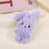 Pingente de Coelho de Pelúcia Macaron Estilo Ins Fofo Acessórios de Boneca Cartoon DIY Charms para Mochila Bolsa Venda por Atacado em Estoque