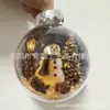 Adorno de Navidad de producto nuevo transfronterizo Colgante de artesanía acrílica Decoración de mundo invernal navideño