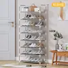 Xiyin Temu Dropshipping Transfronteiriço Combinação Sapateira Armário de Sapatos para Casa com Apoio de Braço Sapateira de Armazenamento à Prova de Poeira Sapateira de Múltiplas Camadas