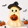 Nuevos Adornos Decorativos de Calabaza Fantasma para el Festival de Fantasmas de Halloween Portavelas de Cerámica para Halloween Luz Nocturna Adornos Pequeños