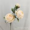 Fábrica por atacado simulação pintura a óleo peônia flor de seda falsa flor de casamento salão de casamento casa exibir decoração grande flor de peônia