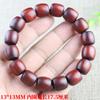 Pulsera de sándalo rojo lobular africano de madera maciza natural 2.0 cuentas de sándalo rojo sangre de Zambia 108 joya de mano para pareja de hombres y mujeres