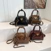 Bolso Pequeño Texturizado y Elegante 2026 Nuevo Bolso de Moda para Mujer Bolso Cruzado de Moda Bolso Súper Popular Bolso Boston para Mujer