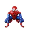 Nuevo Globo de Película de Aluminio 3D de Superhéroe Marvel Estilo Spider-Man Iron Man Globo de Decoración de Cumpleaños