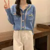 Suéter Redondo Chic de Estilo Francés para Socialité, Chaqueta Cardigan Suave con Botones de Perla, Novedad Otoño 2023