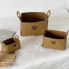 Cesta de Almacenamiento de Fieltro Caja de Almacenamiento Plegable para Escritorio ins Caja de Almacenamiento de Tela para Dormitorio Ropa Cosméticos Caja para Libros
