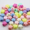 Cuentas de Estrella de Cinco Puntas de Agujero Grande de 14 mm Cuentas Sueltas de Acrílico Materiales para Manualidades Hechas a Mano Accesorios para Ropa y Zapatos