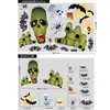 Decoración de Halloween Pegatinas de Pared de Terror Amazon Calavera Calabaza Pegatinas Globo de Halloween Espantapájaros Pegatinas Estáticas