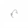 Tachuelas para Labio de Acero Inoxidable Sin Perforar, Pinzas para Labio sin Perforación, Anillos Falsos para Labio en Forma de C, Joyería de Piercing de Nicho al por Mayor para Chicas Populares