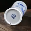 Taza Termo de Cerámica Jingdezhen con Forro de Doble Capa, Vaso Portátil para Agua, Taza de Té con Tapa, Taza Azul y Blanca, Taza para Regalo de Negocios, Venta al por Mayor