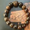 Pulsera Shen Guibao Agarwood Imitación Alta Ajedrez Nan Pulsera para Hombre y Mujer Patrón de Manchas de Tigre Estilo Étnico Joyería Wenwan Fabricante Venta al por Mayor