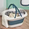 Cesta Plegable para Ropa Sucia Hogar Tamaño Grande Baño Inodoro Portátil Cesto de Lavandería Cesta de Lavandería Cesta para Ropa de Cambio