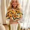 [Produto Acabado] Manta Buquê de Rosas, Presente Girassol, Manta Buquê Criativo Feito à Mão, Venda Direta do Fabricante