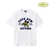 Marca de moda estadounidense Corteiz Camiseta Casual Deportiva Holgada de Manga Corta con Estampado de Barco de Crucero Alcatraz para Pareja