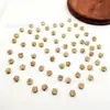 Venta al por mayor de fábrica aleación de zinc 6 mm flor corazón diy hecho a mano aretes tocado carcasa de teléfono móvil accesorios de joyería al por mayor