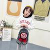 Mochila infantil de estilo coreano con lentejuelas de PU y dibujos animados para niñas pequeñas, mochila pequeña con forma de piruleta para niños de jardín de infantes