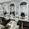 Espelho de Barbearia, Espelho Especial para Salão de Cabeleireiro, Espelho de Celebridade da Internet, Espelho de Corpo Inteiro, Montado na Parede, Iluminado, Modelo Novo, Espelho de Parede, Espelho para Cabeleireiro