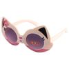 Gafas ligeras anti-ultravioleta de dibujos animados para niños, gafas de sol nuevas con personalidad de zorro, tendencia, gafas de sol polarizadas al por mayor