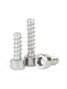Parafusos de Aço Inoxidável 304 Cabeça Panela Hb Parafusos Autoatarraxantes M3.5-M6 Cabeça Cilíndrica Soquete Hexagonal Cauda Plana Parafusos Autoatarraxantes