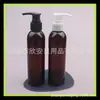 Frasco redondo de 180ml com bomba de rosca, frasco para shampoo, frasco para álcool em gel, frasco de loção bico de pato de 180ml