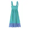 Bestseller Transfronterizo de AliExpress 2026 Primavera Nuevo Vestido Midi sin Mangas a Rayas para Mujer 2587155