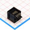 Interfaz de base de comunicación de red RJ45 Taihua RJ45 con conector de plástico 52 8P8C, inserción directa, PIN expuesto, puerto de red RJ45