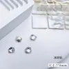 Venta al por mayor de joyas para uñas, transparentes, grandes diamantes con punta inferior, Super Flash, hacha torcida, gotas de agua, mariposa cuadrada gorda, accesorios para uñas de diamante blanco