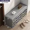 Estante Angosto Simple para Zapatos de Interior Atractivo Económico Puede Sentarse en la Entrada Zapatero Taburete para Cambiar Zapatos Estante de Almacenamiento para Esquina del Hogar Integrado