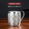 Utensílios tailandeses para beber e comer lata tigela Tailândia Uthongkan estilo do Sudeste Asiático Dai prata Phop Luda tigela smoothie sobremesa
