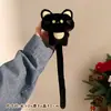 Lindo gatito de cola larga colgante peluche cielo estrellado figura de gato llavero de mochila para pareja muñeca venta al por mayor