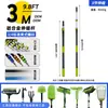 Pértiga telescópica de aleación de aluminio personalizada 1m-10m óxido negro más pintura de pértiga herramientas de jardinería pértiga de extensión Amazon