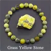 Pulsera Popular Transfronteriza Temu Xiyin Tk con Cuentas Hecha de Aventurina Verde Ojo de Tigre Pulsera Elástica Hecha a Mano
