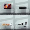 Suporte de Acrílico Transparente Personalizado pelo Fabricante para Elevação de Exibição, Suporte para Computador, Suporte de Camada Dupla para Laptop, Suporte Acrílico Dobrado a Quente