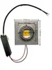 Fonte de luz LED modular circular e quadrada para exterior 220v reparo alumínio lâmpada poste luz de paisagem luz de jardim acessórios