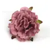 Alta qualidade nova fúcsia tamanho 62 rosa cabeça de flor artificial material de flor para DIY adorno de cabeça tiara broche grampo