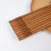 Palitos de Bambu Carbonizado de Alta Temperatura para Uso Doméstico, Palitos de Bambu Antiderrapantes no Atacado, Palitos de Bambu Personalizados Gravados