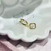 Aretes únicos de estrella con forma cuadrada y circonitas en forma de diamante, colgante delicado, pequeños aros con incrustaciones de diamantes, diseño de nicho