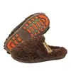 Pantuflas de Algodón para Hombre Babudou 2026 Nuevas de Otoño e Invierno para Interiores del Hogar Felpa Cálida Suela Suave Antideslizantes Pantuflas de Algodón
