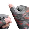 Guantes de Pesca para Hombre Antideslizantes Transpirables Verano Deportes al Aire Libre Protección Solar Guantes de Tres Dedos