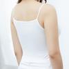Camisola de verano sexy para mujer, ropa exterior corta, top versátil adelgazante blanco y negro, ropa interior, camisola pequeña