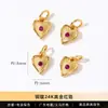 Calabaza de Poni Chapada en Oro Cobre Colgante Pequeño de Gota Accesorios para Joyería DIY Pulsera Pulsera Colgante Accesorios Metálicos Venta al por Mayor