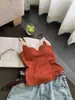Camisola de Encaje con Borde para Otoño e Invierno con Almohadilla en el Pecho Todo en Uno Base Ajustada Color de Contraste Se Puede Usar por Fuera Chica Sexy Camisola Nuevo Estilo
