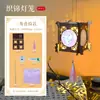 Festival de Mediados de Otoño Canción Brocado Linterna Hecho a Mano Bricolaje Madera Luminoso Portátil Palacio de Conejos Linterna Regalo Hecho a Mano Linterna de Brocado