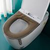 Cojín de felpa para asiento de inodoro de uso doméstico, Invierno cálido e impermeable en forma de U, Cojín grueso para asiento de inodoro, Anillo de inodoro portátil de felpa