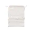 Bolsa de Regalo de PE Translúcida Estampado de Encaje Bolsa de Almacenamiento de Ropa Calcetines Ropa Interior Cordón Transparente Bolsa de Empaque Transparente