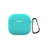 Adecuado para Funda de Auriculares Apple Airpods4 Nueva Cuarta Generación, Cubierta Protectora Gruesa de Silicona de Color Sólido de Una Pieza para Auriculares Bluetooth