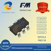 FM2118 SOT23-6 FM rico circuito de detecção de tensão de alta precisão integrado IC de proteção de bateria de lítio única