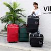 Moda dobrável bagagem grande capacidade universal roda saco de viagem 158 bagagem despachada aérea saco de mudança reboque